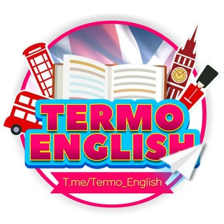 Логотип канала termo_english_chat