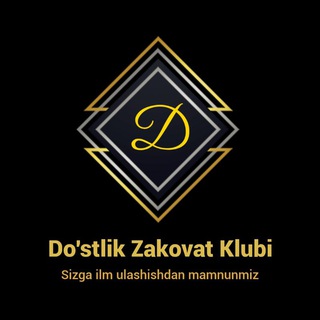 Логотип канала dostlik_zakovat_klubi