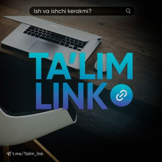 Логотип канала talim_link