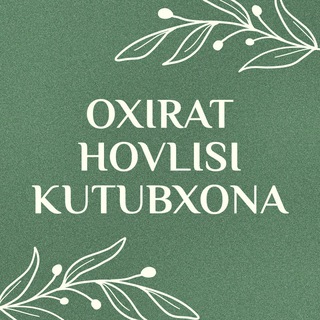 Логотип канала oxirathovlisi_kutubxonasi