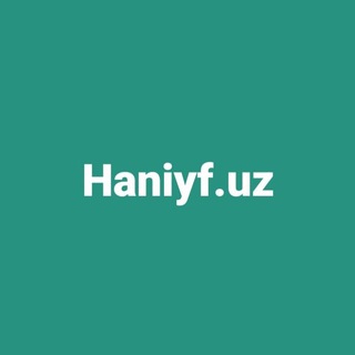 Логотип канала haniyf_uz