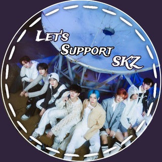 Логотип канала lets_support_skz