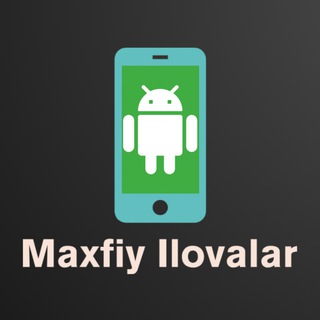 Логотип канала maxfiy_ilovalar