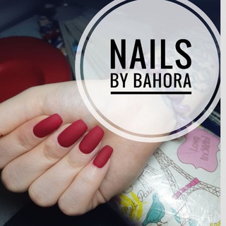 Логотип bahora_nails