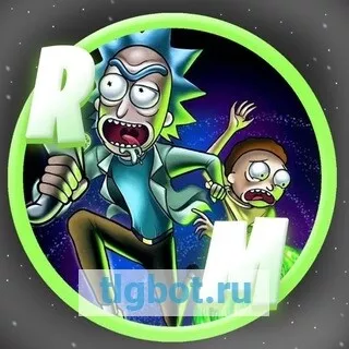 Логотип rickmortyyyy